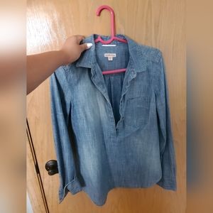 NWT Merona Denim button up shirt